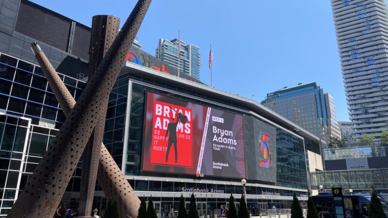 Scotiabank Arena exterior in Toronto