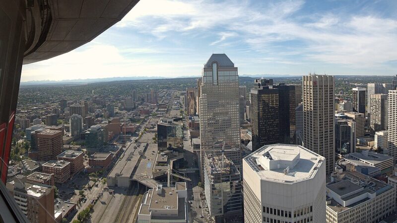 Downtown Calgary seen from the Calgary Tower