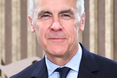 Prime Minister Mark Carney portrait wearing a dark suit